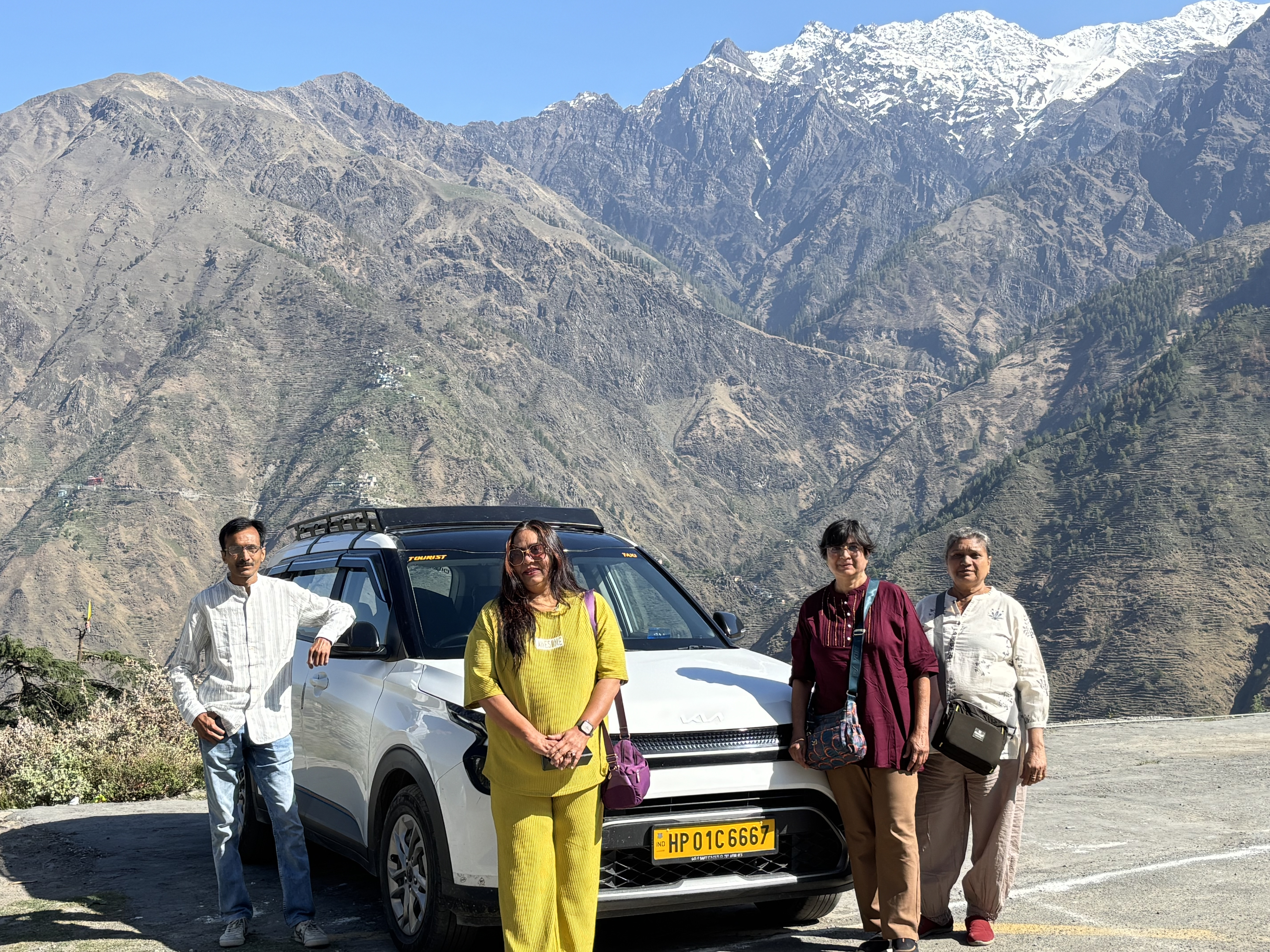 Auli Uttarakhand Snow Panorama